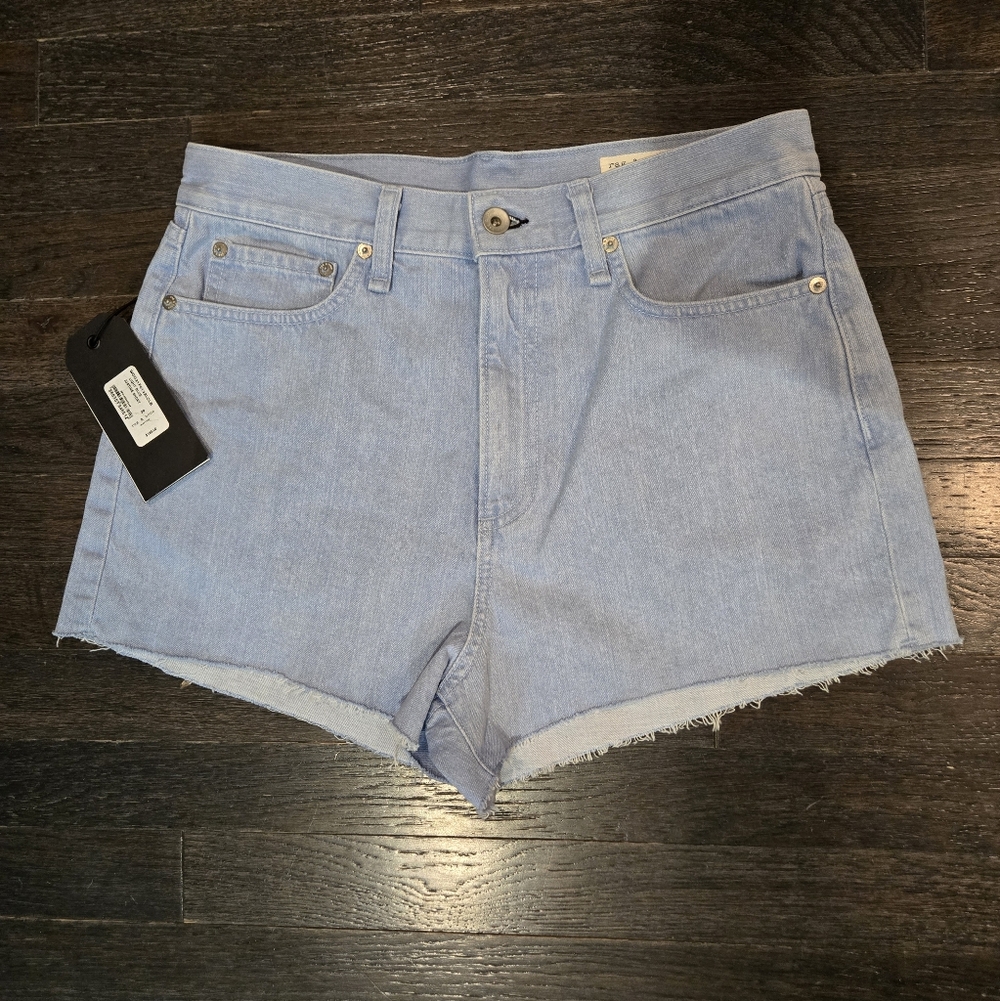 rag & bone Light Blue Justine Short - Denim Jean - SZ 29